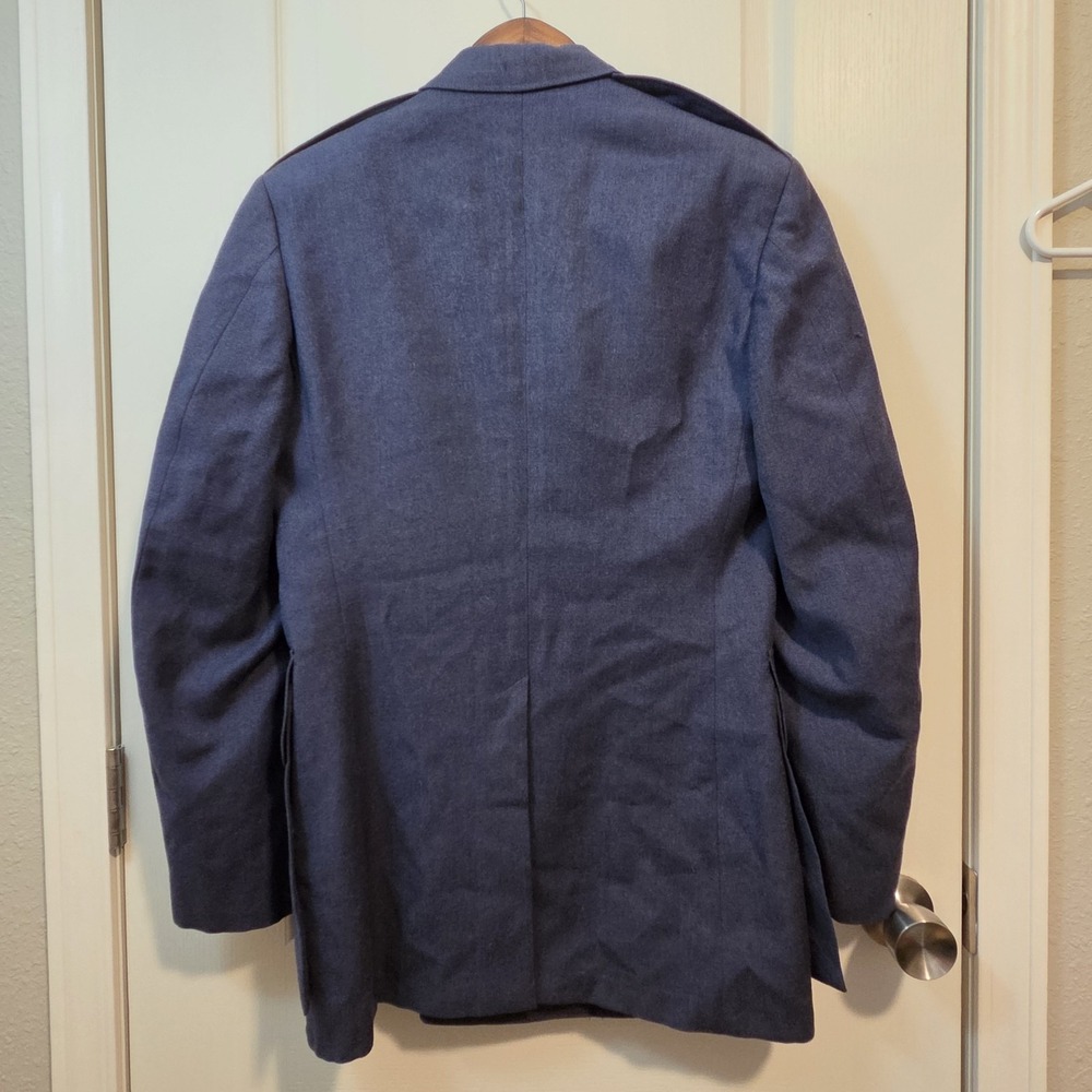 Vintage US Air Force USAF Service Dress Blue Uniform Coat Size 36R - Picture 2 of 7